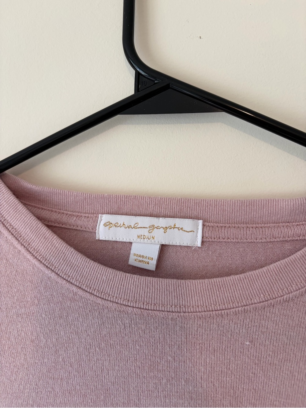 Spiritual Gangster Light Pink 'Do All Things With Love' Graphic Long-Sleeve Top - Picture 4 of 5